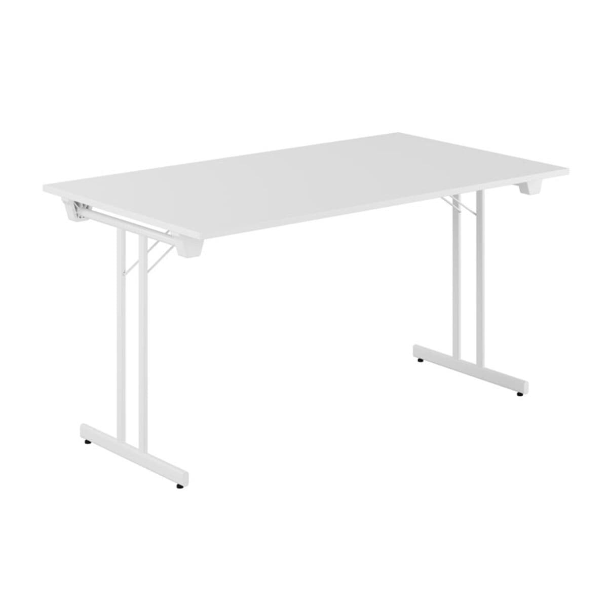 Dinner Style - 140x80cm - Hopfällbart bord - Hvid-hvid