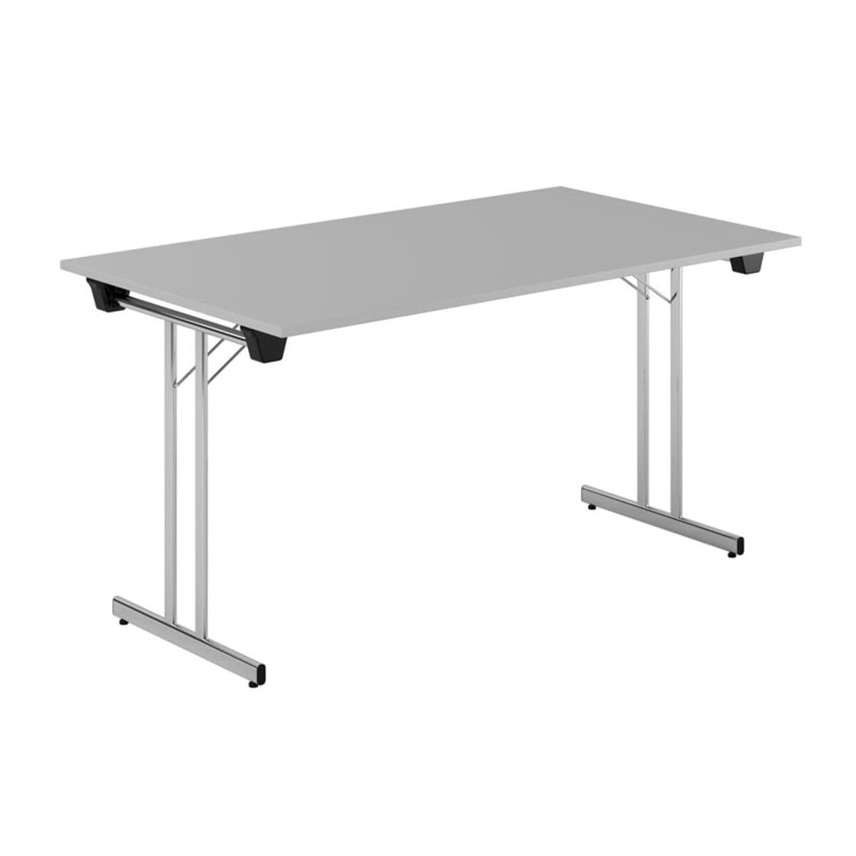 Dinner Style - 140x80cm - Hopfällbart bord - Grå-krom