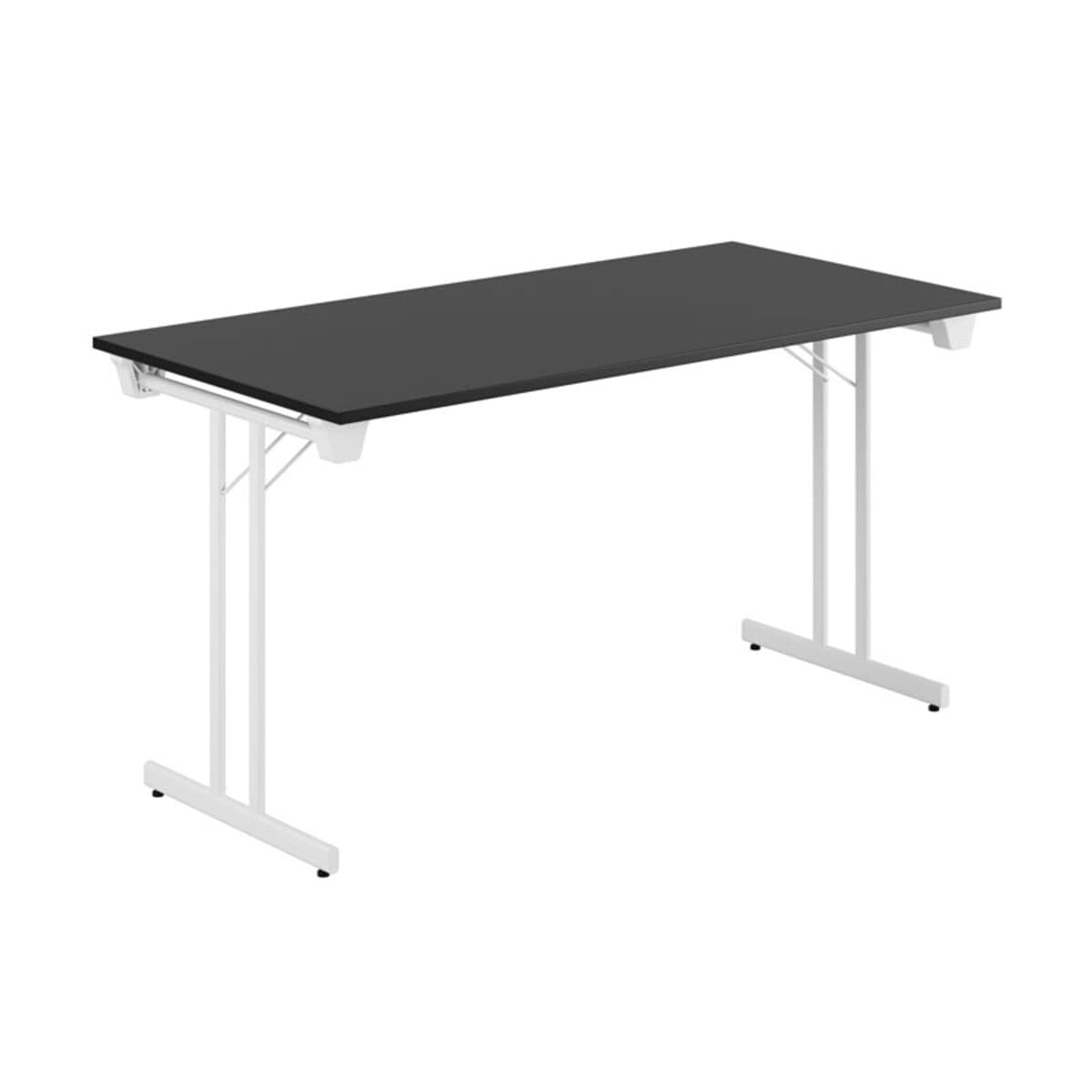 Dinner Style - 140x70cm - Hopfällbart bord - Sort-hvid