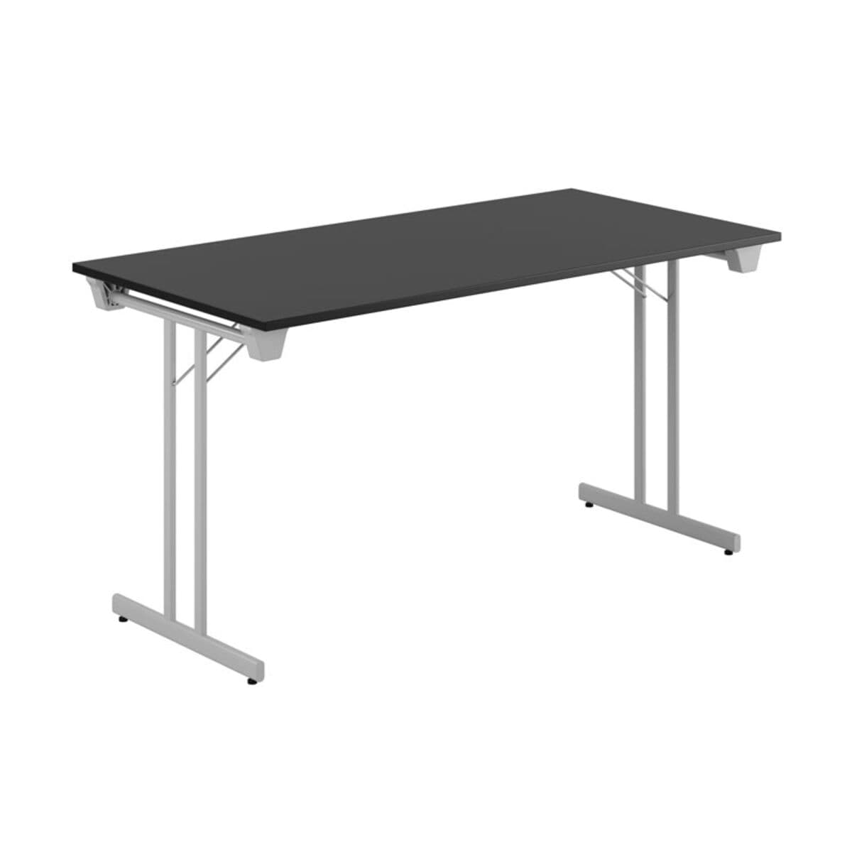 Dinner Style - 140x70cm - Hopfällbart bord - Sort-grå