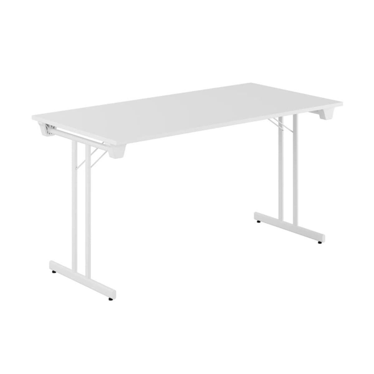 Dinner Style - 140x70cm - Hopfällbart bord - Hvid-hvid