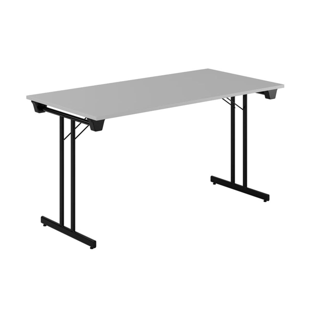 Dinner Style - 140x70cm - Hopfällbart bord - Grå-sort