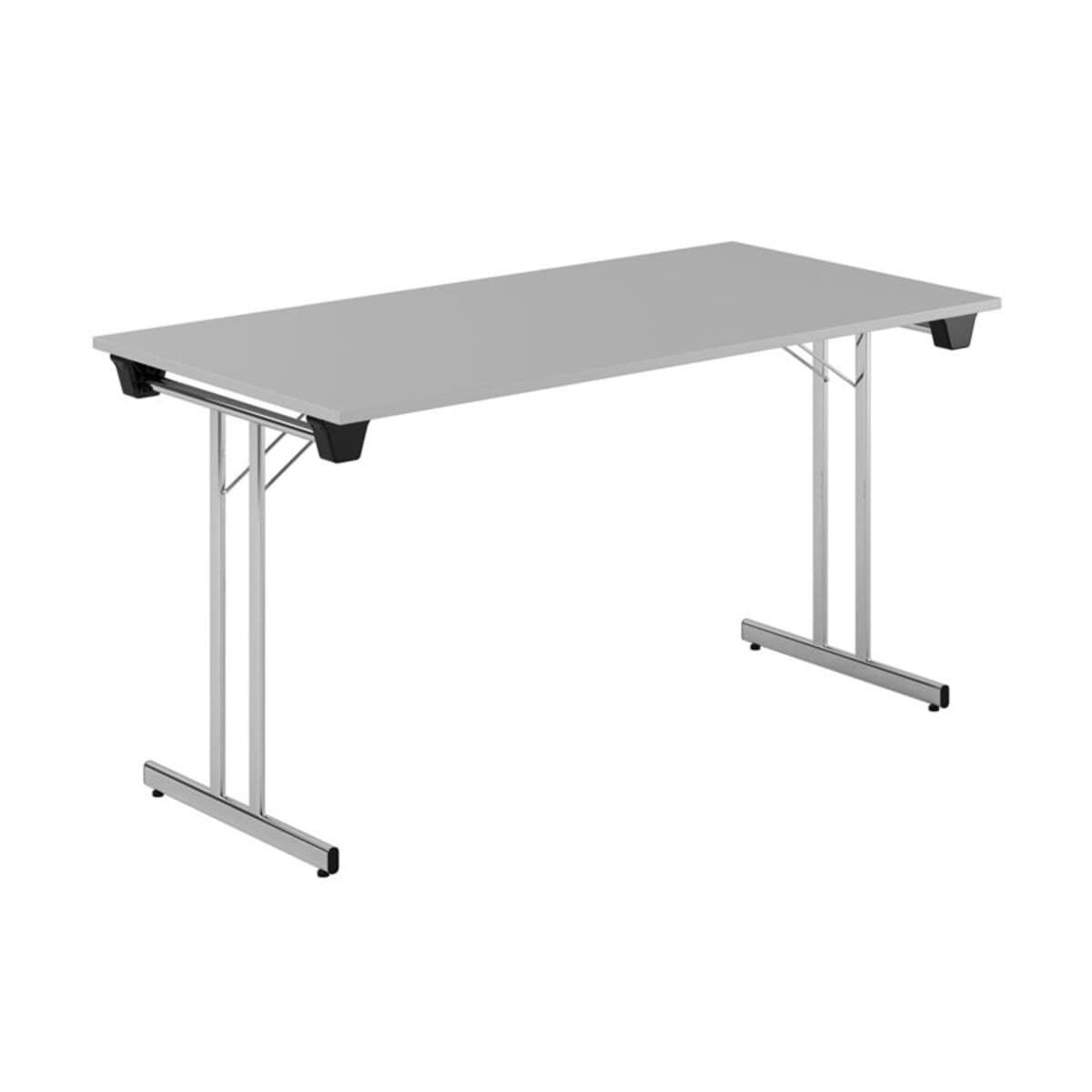 Dinner Style - 140x70cm - Hopfällbart bord - Grå-krom