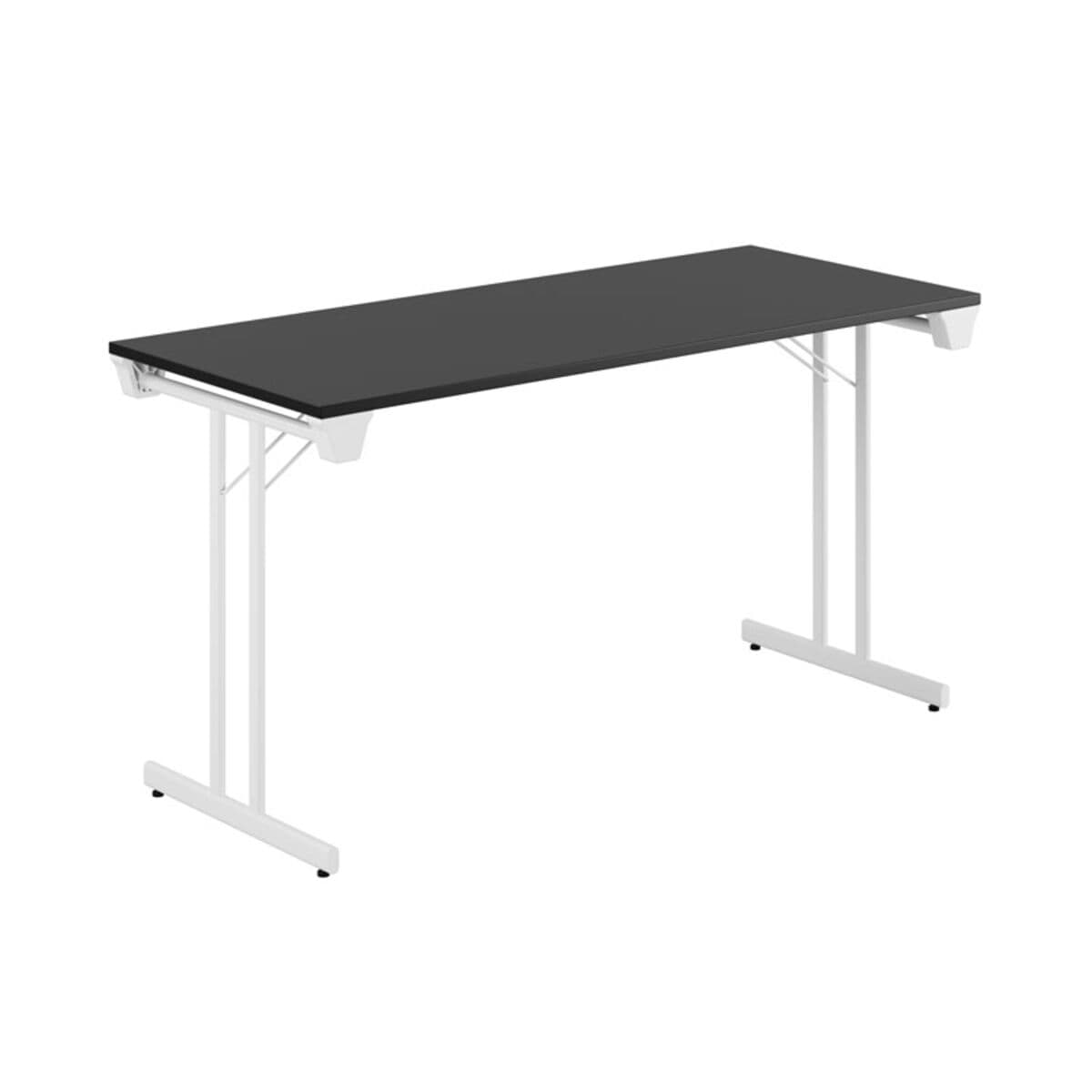 Dinner Style - 140x60cm - Hopfällbart bord - Sort-hvid