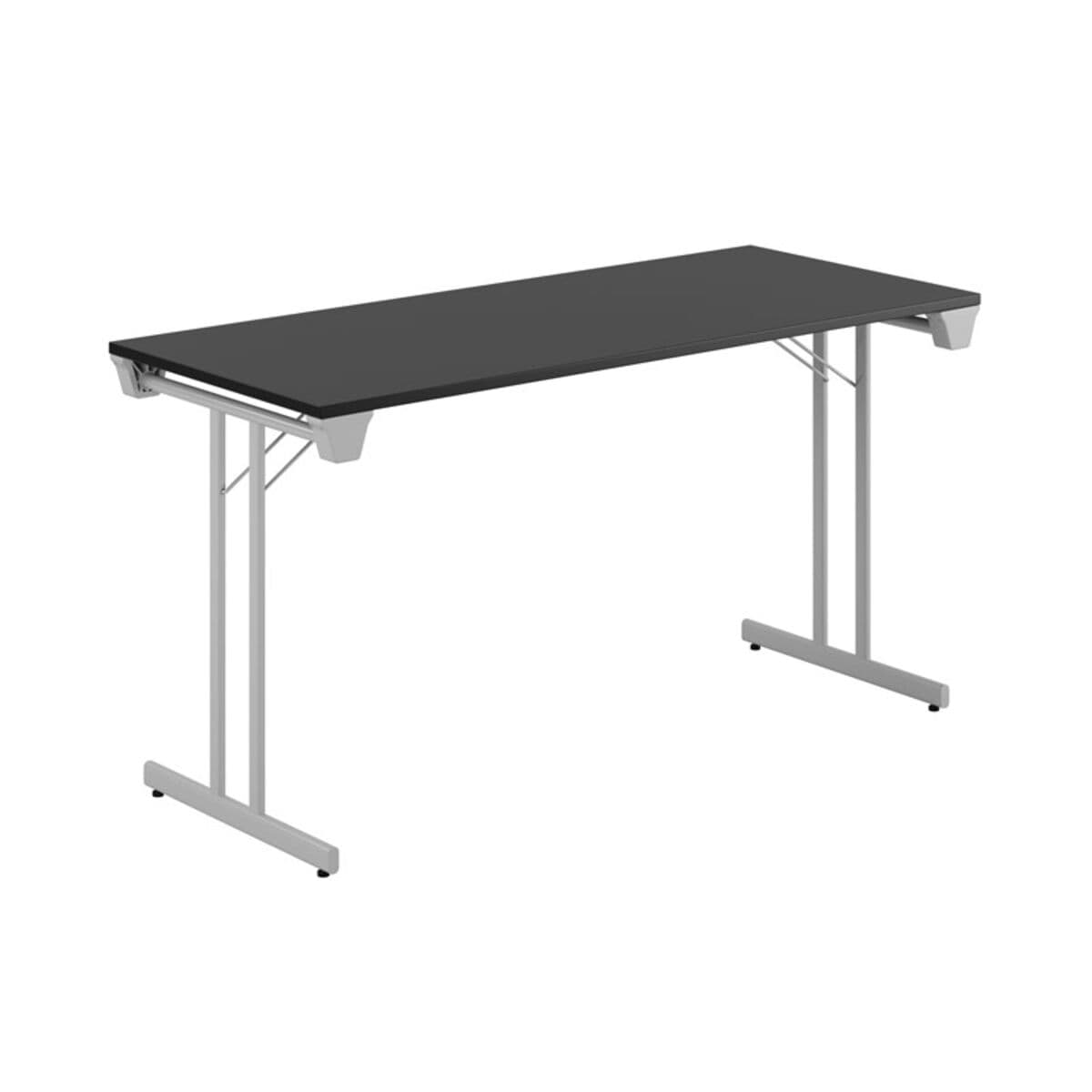 Dinner Style - 140x60cm - Hopfällbart bord - Sort-grå