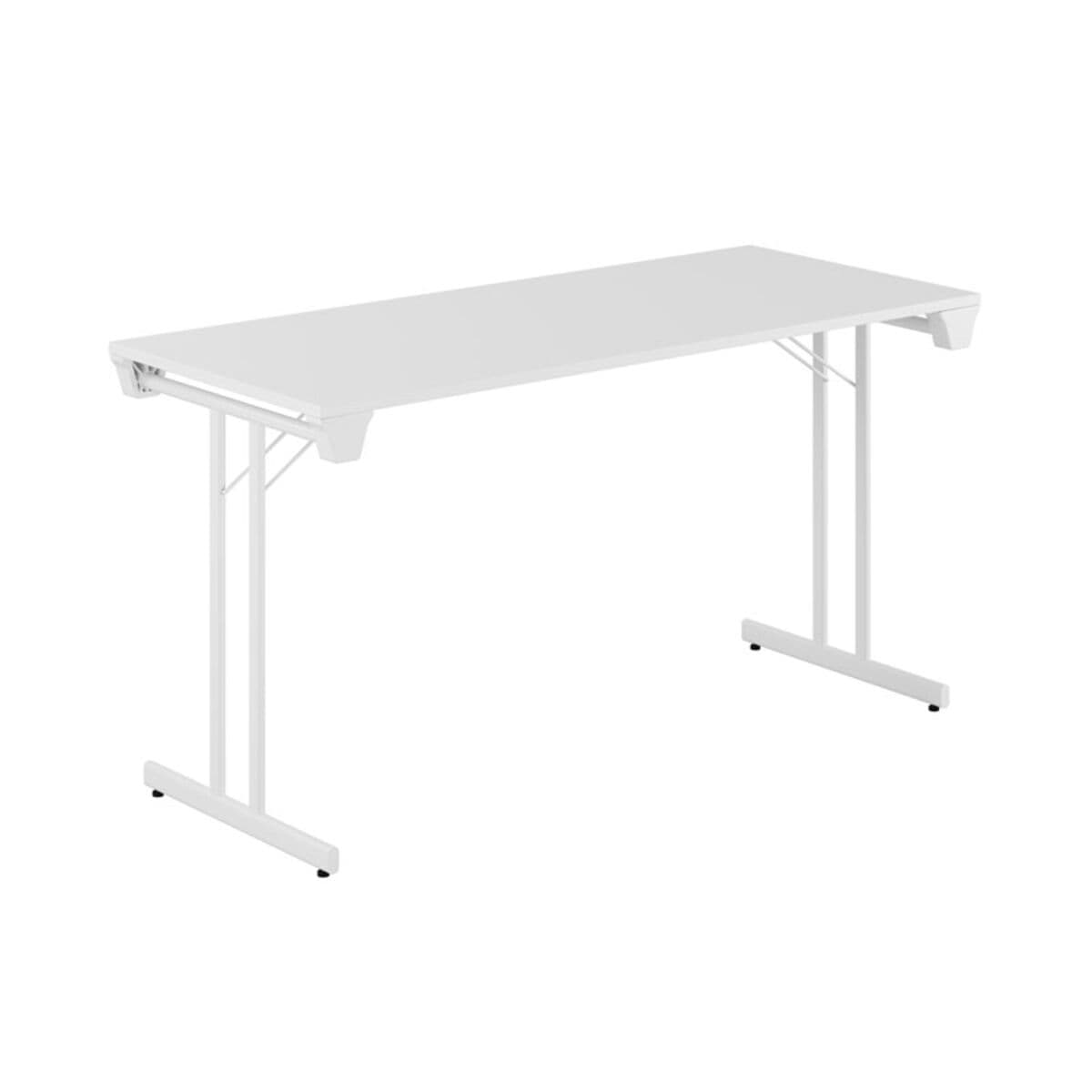 Dinner Style - 140x60cm - Hopfällbart bord - Hvid-hvid