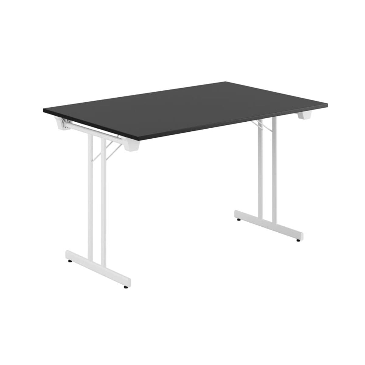 Dinner Style - 120x80cm - Hopfällbart bord - Sort-hvid