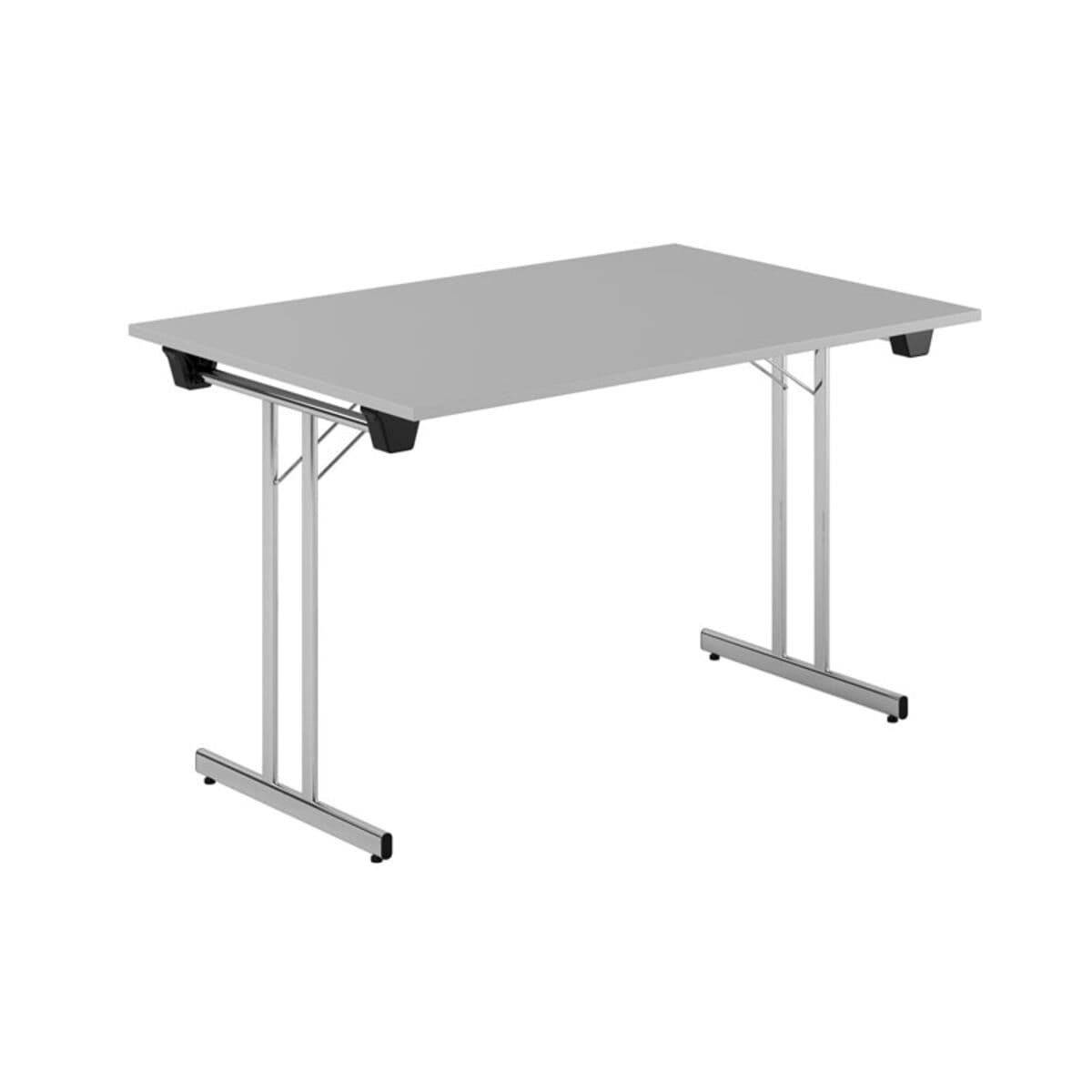 Dinner Style - 120x80cm - Hopfällbart bord - Grå-krom