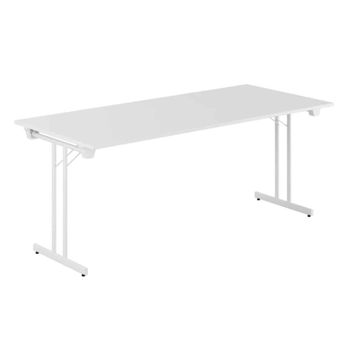 Dinner Style - 180x80cm - Hopfällbart bord - Hvid-hvid