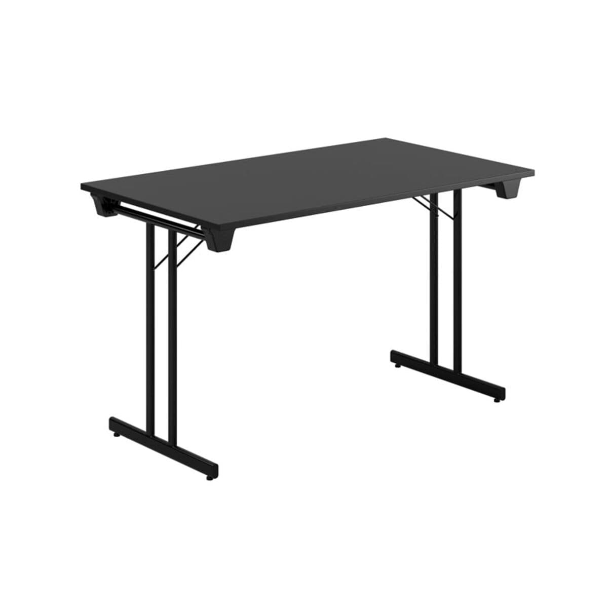 Dinner Style - 120x70cm - Hopfällbart bord - Sort -sort