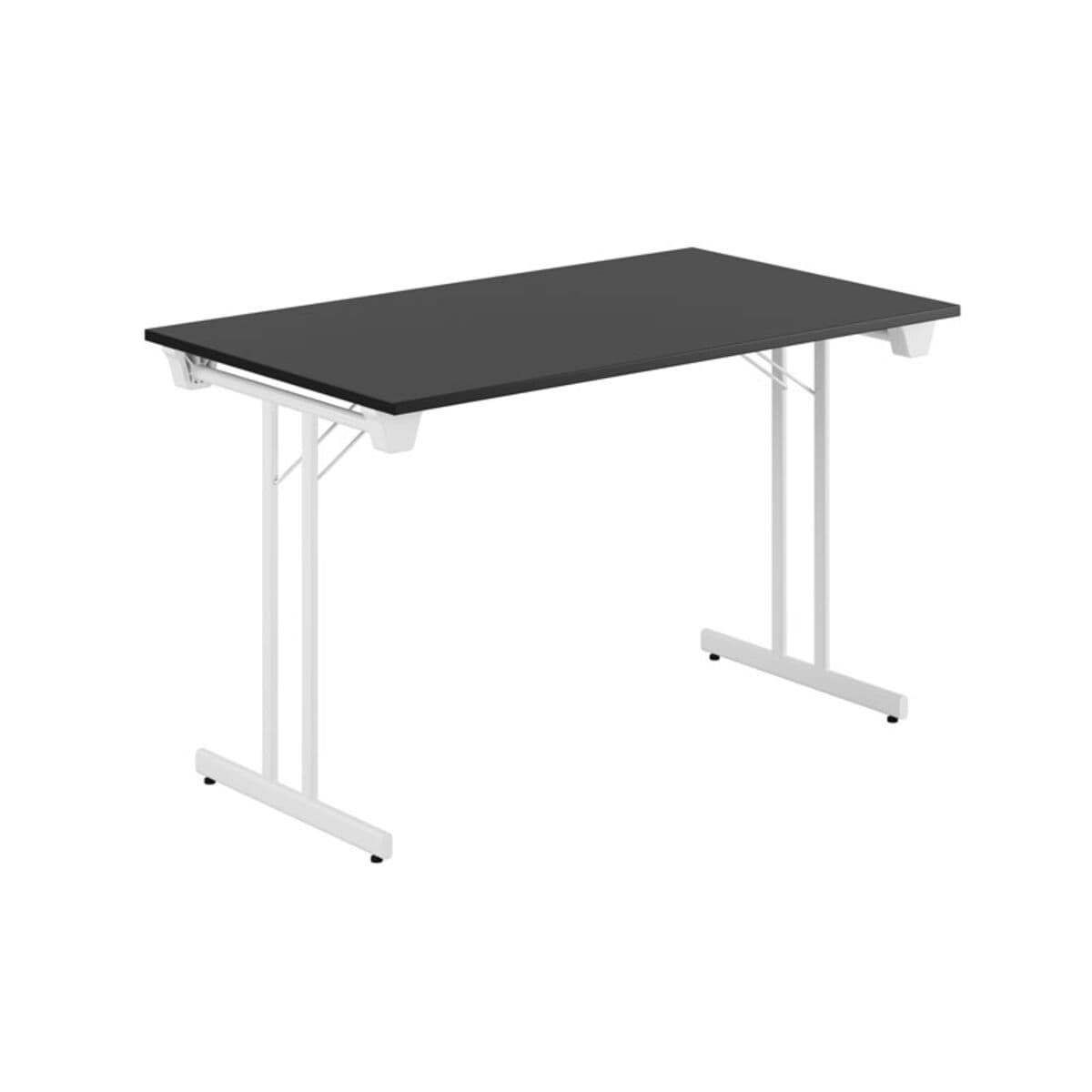 Dinner Style - 120x70cm - Hopfällbart bord - Sort-hvid