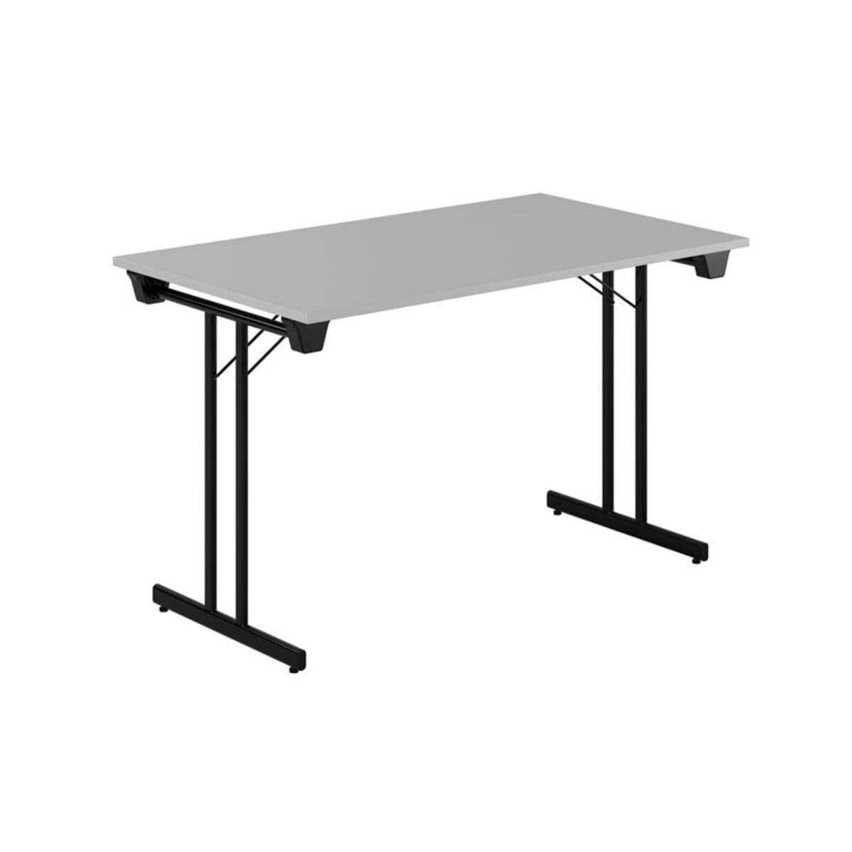 Dinner Style - 120x70cm - Hopfällbart bord - Grå-sort
