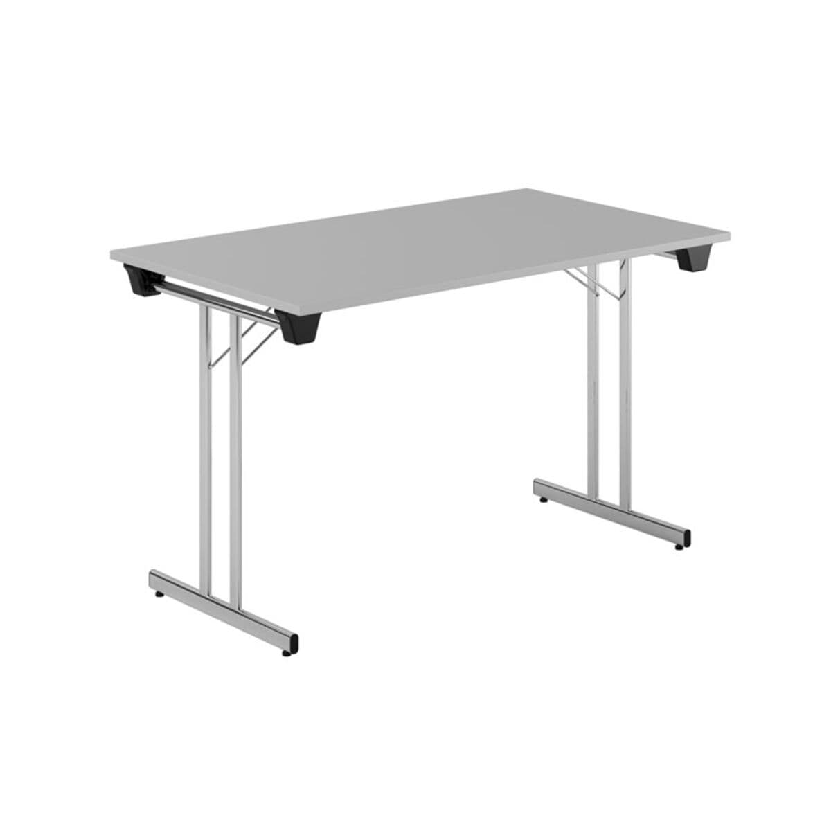 Dinner Style - 120x70cm - Hopfällbart bord - Grå-krom