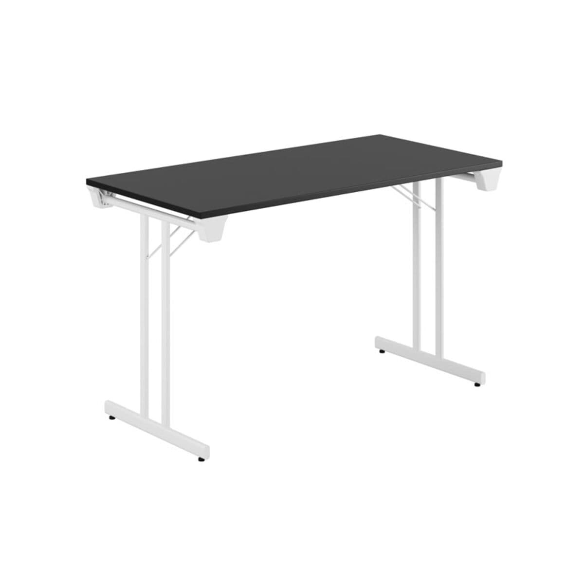 Dinner Style - 120x60cm - Hopfällbart bord - Sort-hvid