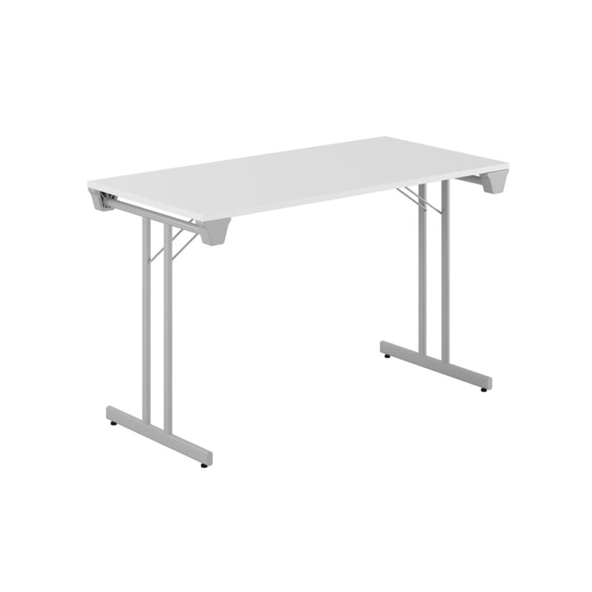 Dinner Style - 120x60cm - Hopfällbart bord - Hvid-grå