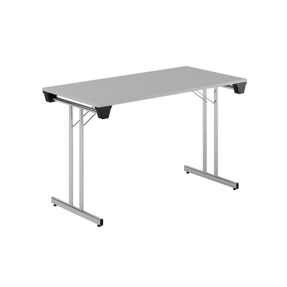 Dinner Style - 120x60cm - Hopfällbart bord - Grå-krom
