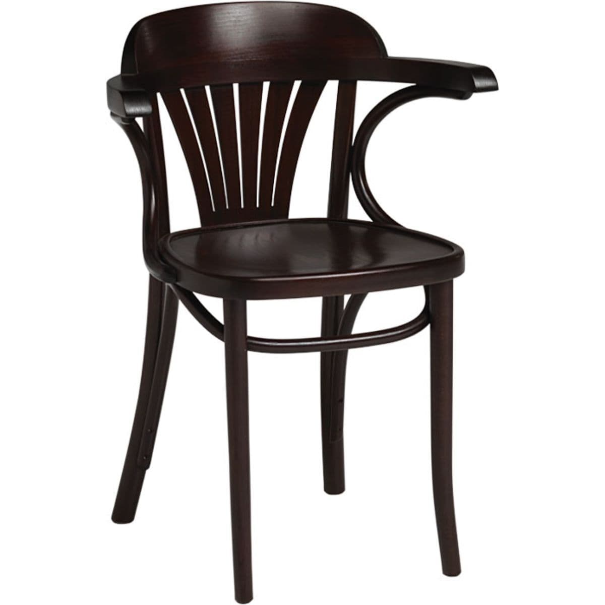 CLASSIC Stol med armstöd - Wenge