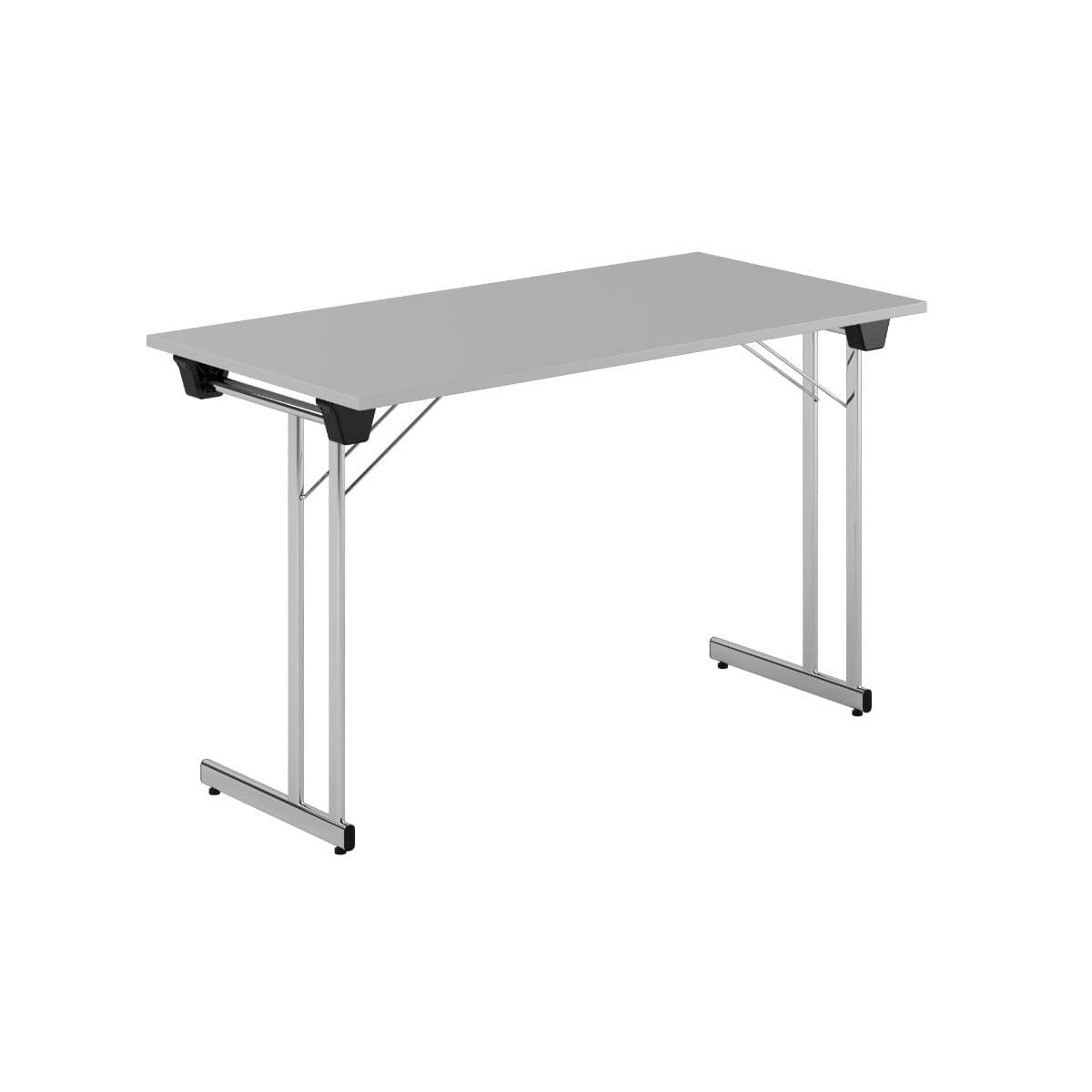 Kongress Style - 120x60cm - Hopfällbart bord - Grå-krom