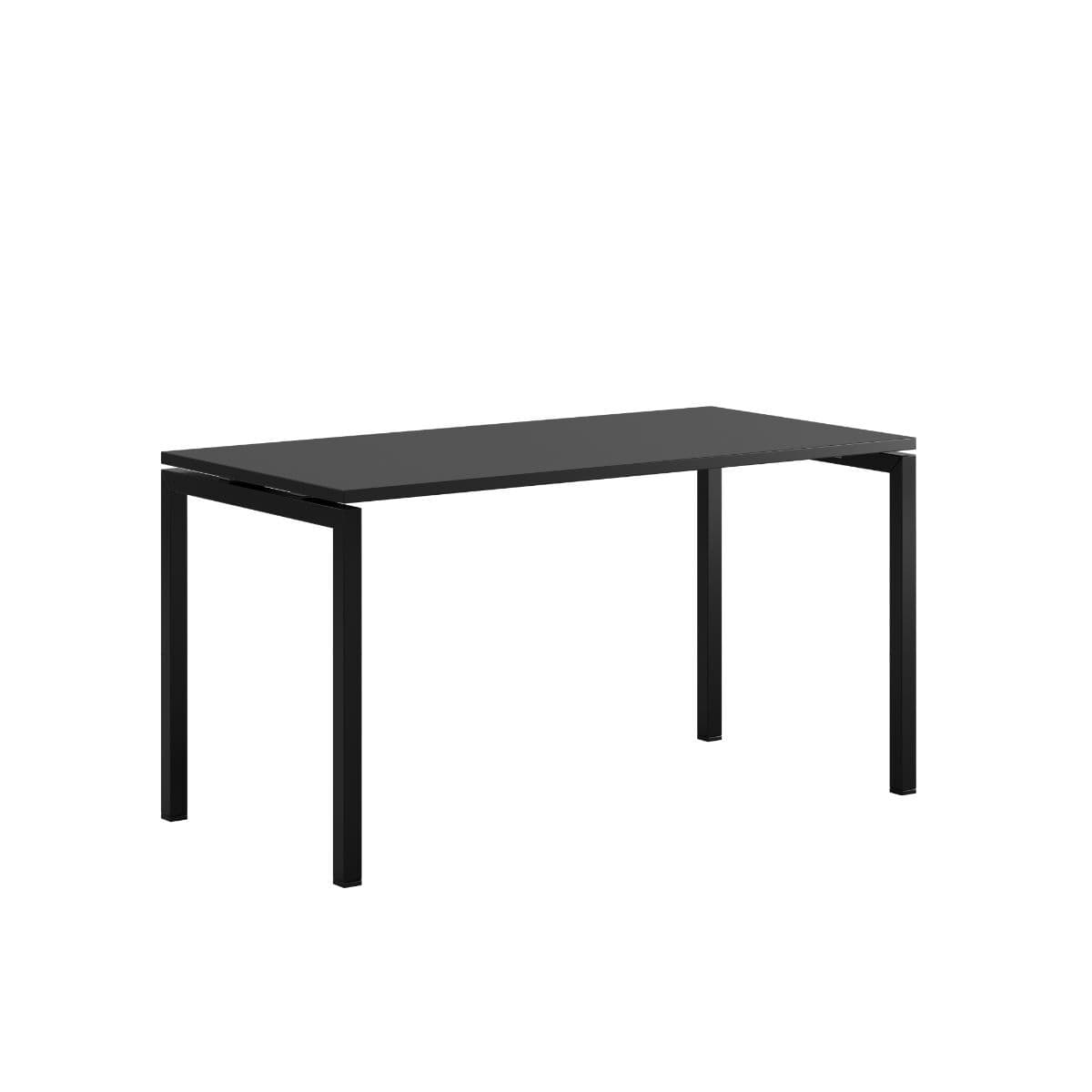 Luna U Bord 140x70cm - Svart -svart