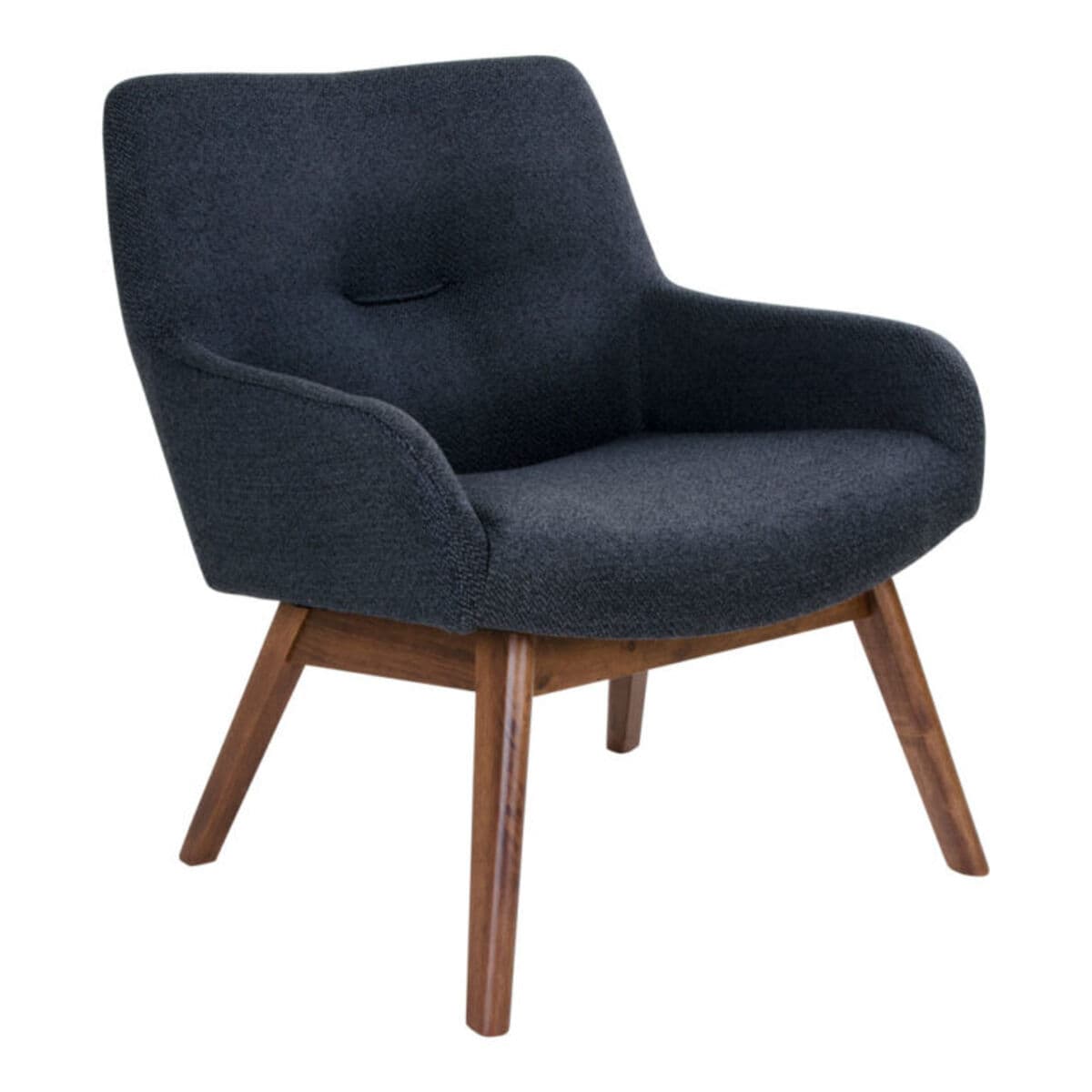 Signe lounge stol - Valnød-mør