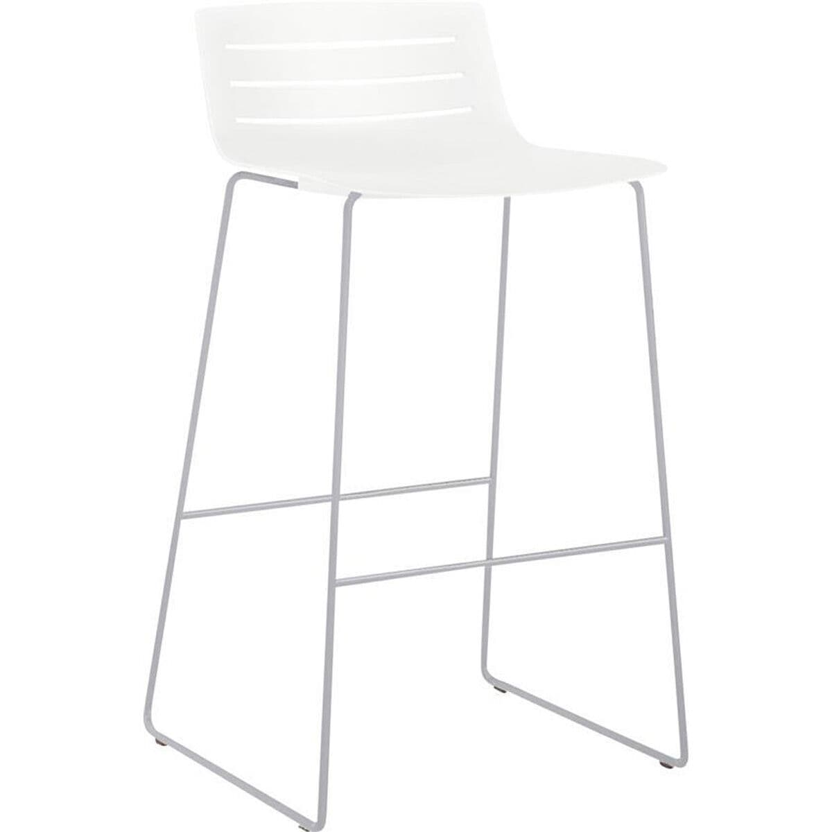 SKIN barstol med sits höjd 73cm - Vit