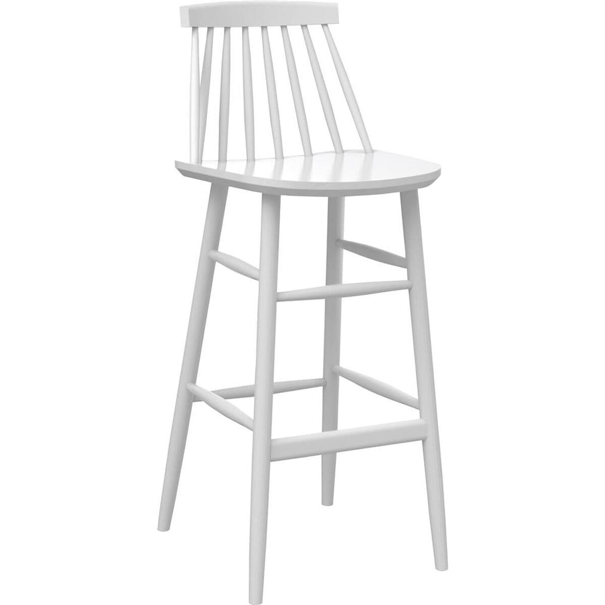 PEOPLE barstol med sits höjd 75cm - Hvid lak