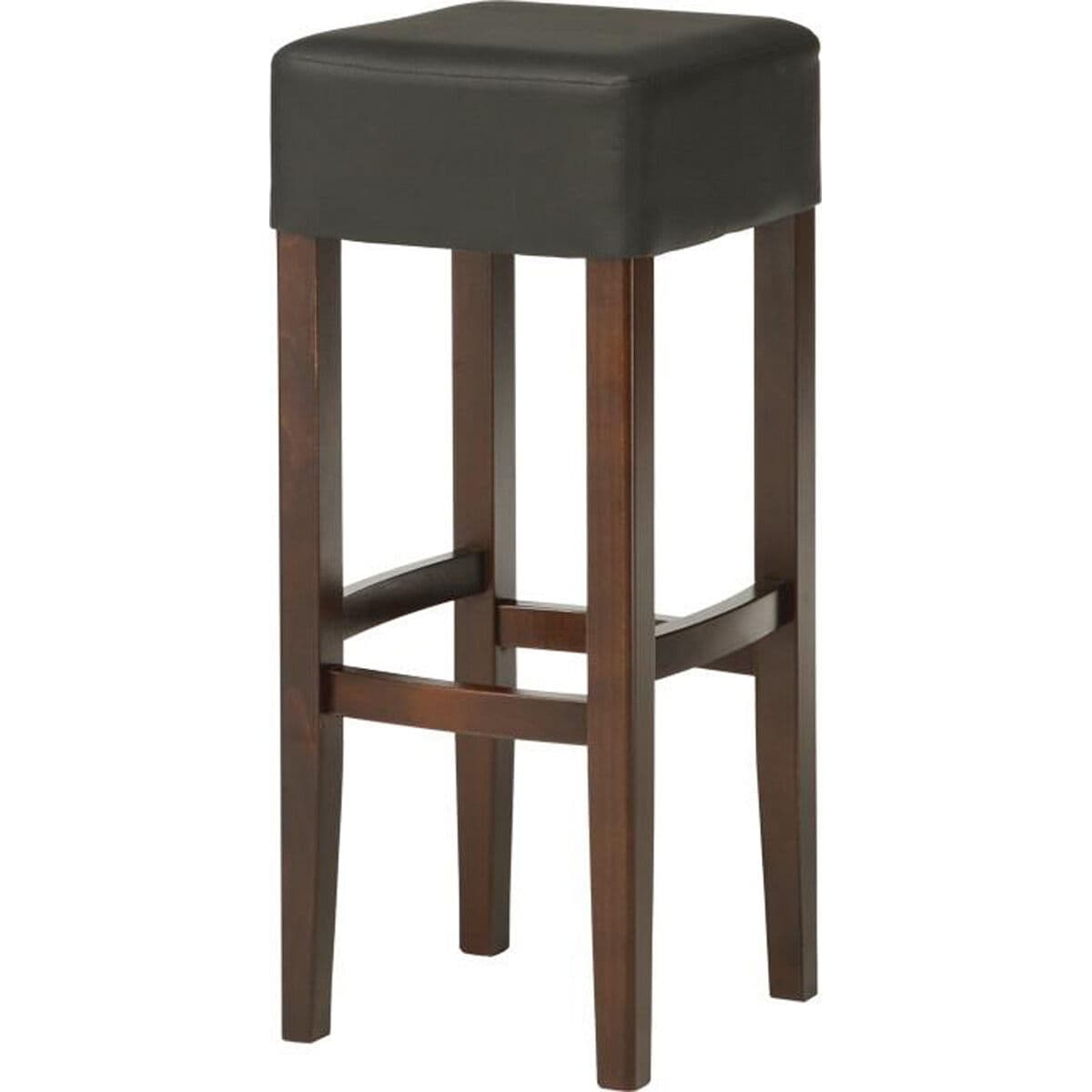 LAYLA barstol med sits höjd 80cm - Brun-wenge