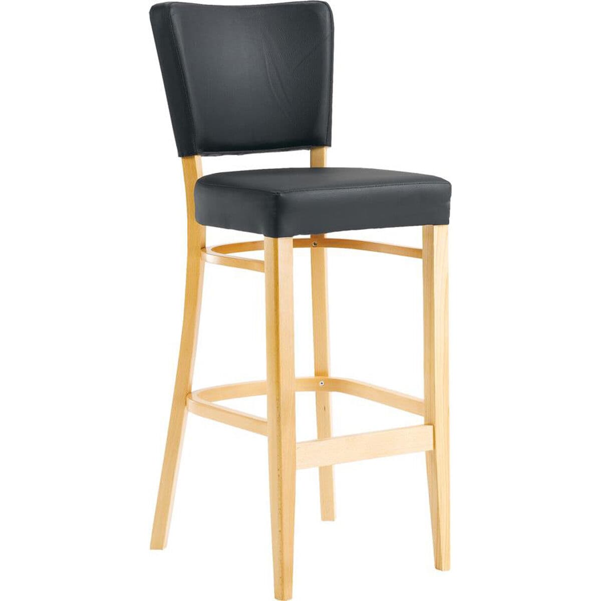 Madonna barstol med sits höjd 80cm - Bøg-sort