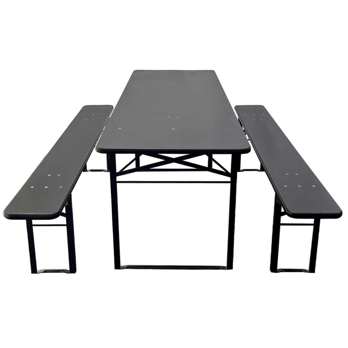 Brau Bord/bänk set 220x67 cm - Svart