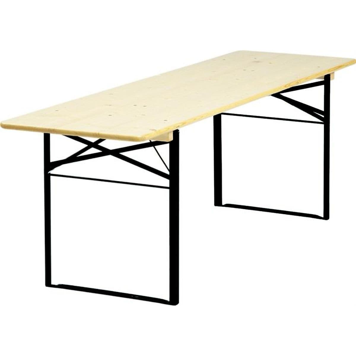 Brau Bord 220x67 cm - Natur-svart