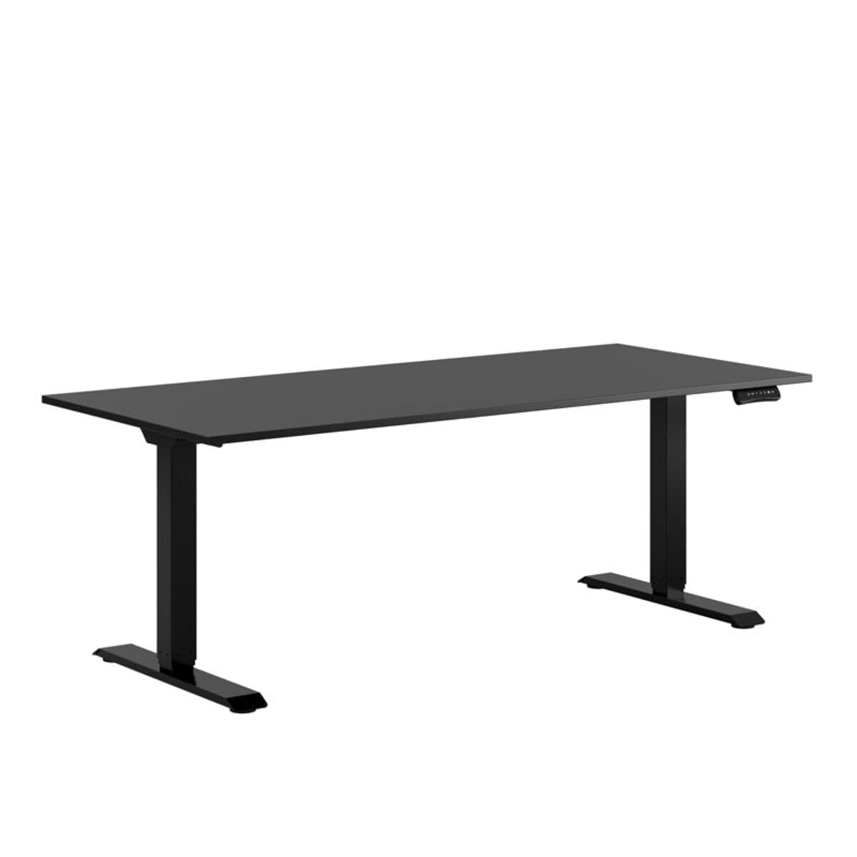Premium Höj-/Sänkbart bord m/2 motorer 180x80cm - Svart -svart