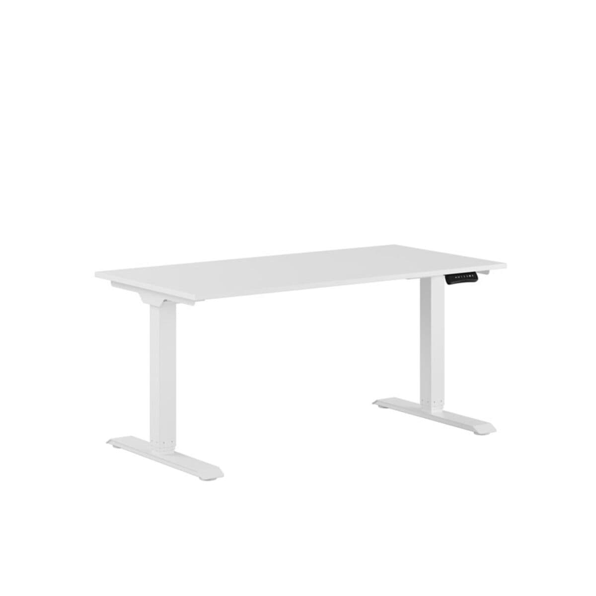 Premium Höj- och sänkbart bord m/2 motorer 140x70cm - Hvid-hvid