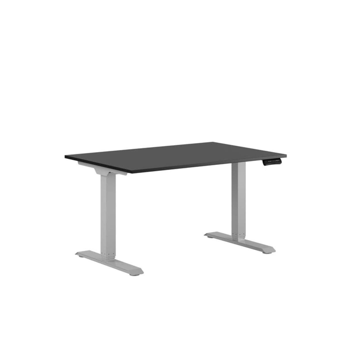 Premium Höj- och sänkbart bord m/2 motorer 120x80cm - Sort-grå