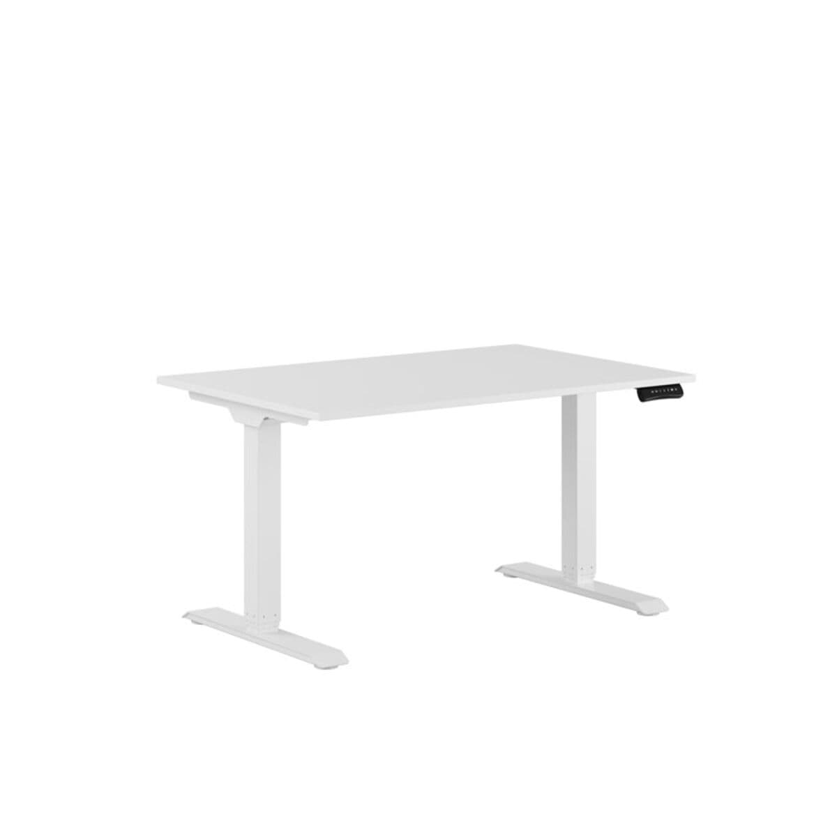 Premium Höj- och sänkbart bord m/2 motorer 120x80cm - Hvid-hvid