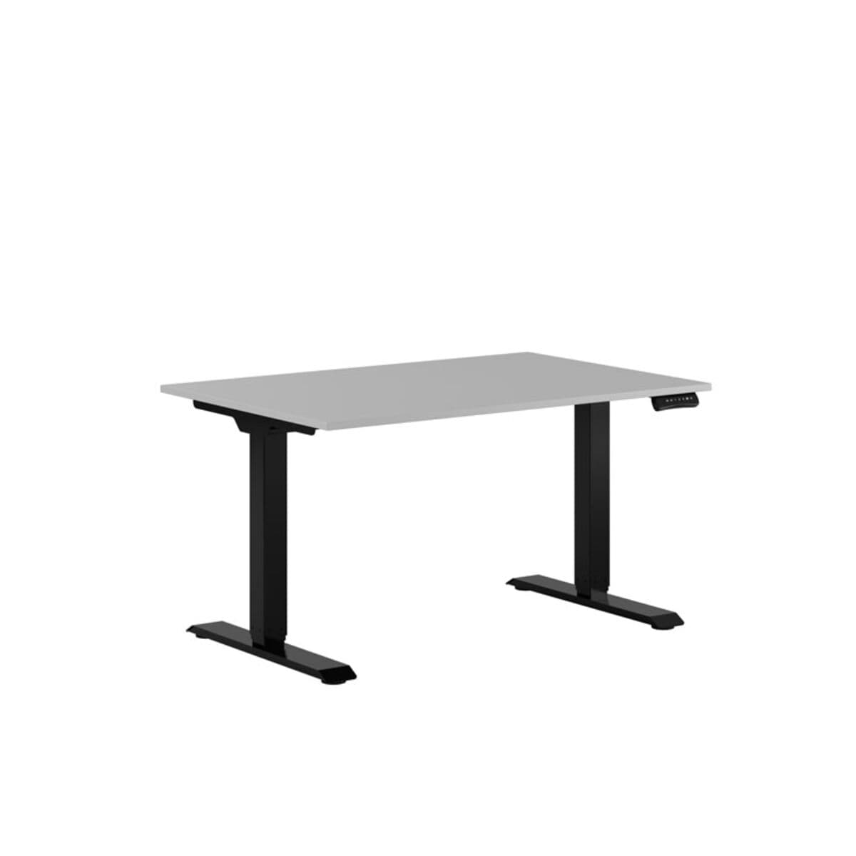Premium Höj- och sänkbart bord m/2 motorer 120x80cm - Grå-sort