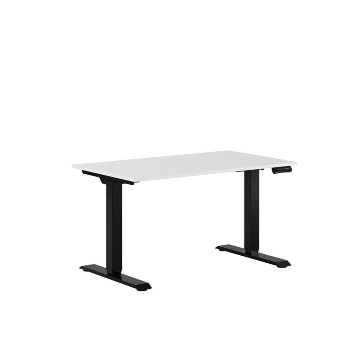 Premium Höj- och sänkbart bord m/2 motorer 120x70cm - Hvid-sort