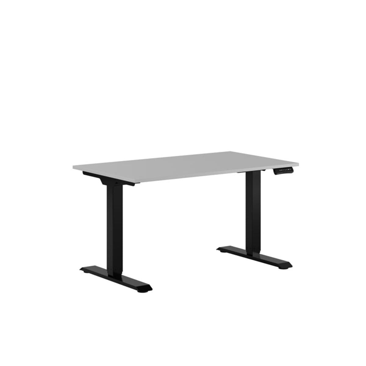 Premium Höj- och sänkbart bord m/2 motorer 120x70cm - Grå-sort