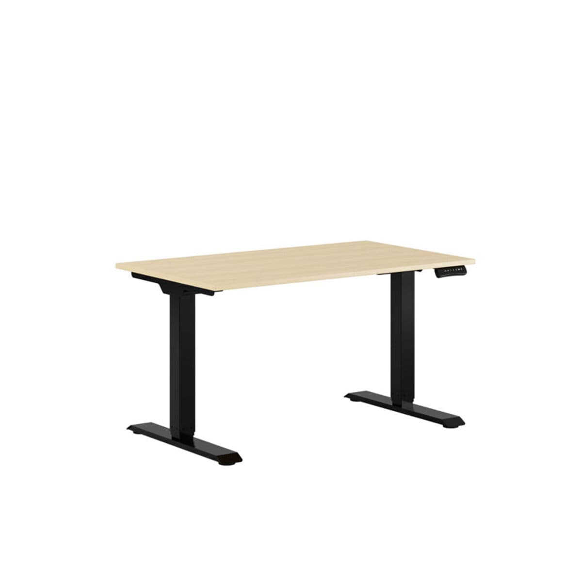 Premium Höj- och sänkbart bord m/2 motorer 120x70cm - Eg-sort