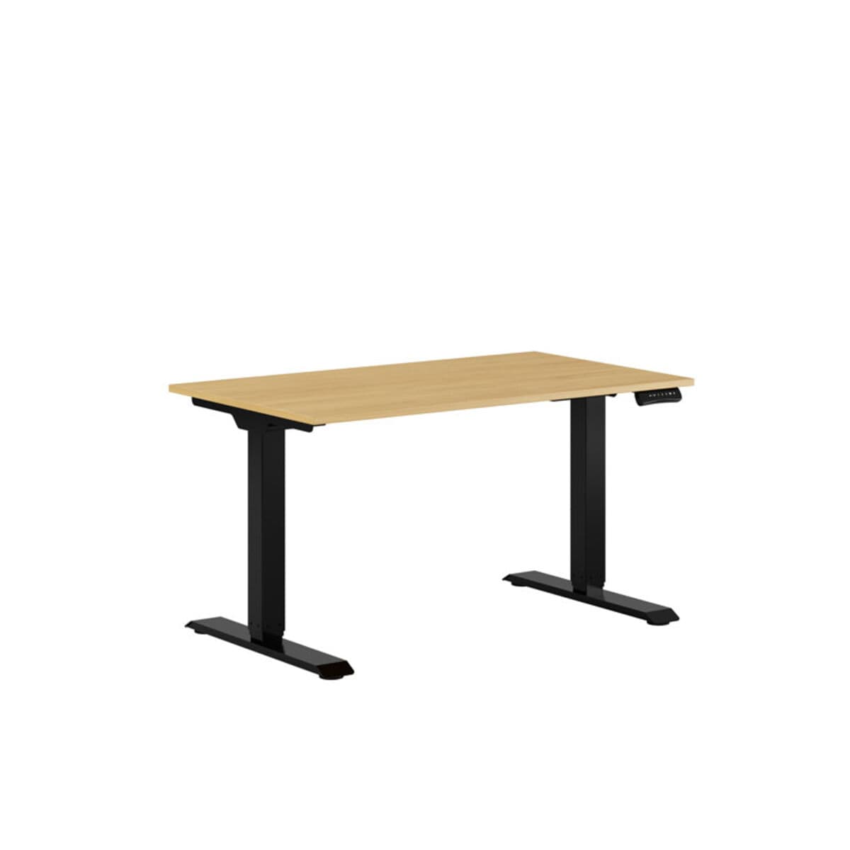 Premium Höj- och sänkbart bord m/2 motorer 120x70cm - Bøg-sort