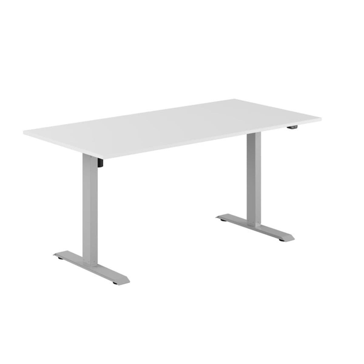 EASY Höj-/Sänkbord m/1 motor 160x80cm - Hvid-grå