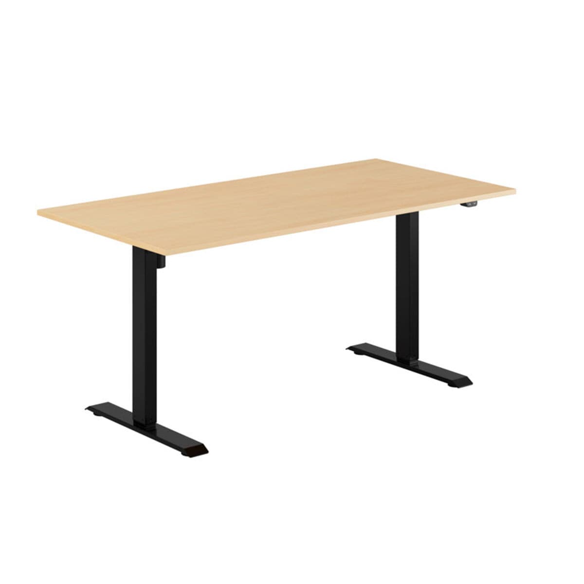EASY Höj-/Sänkbord m/1 motor 160x80cm - Bøg-sort