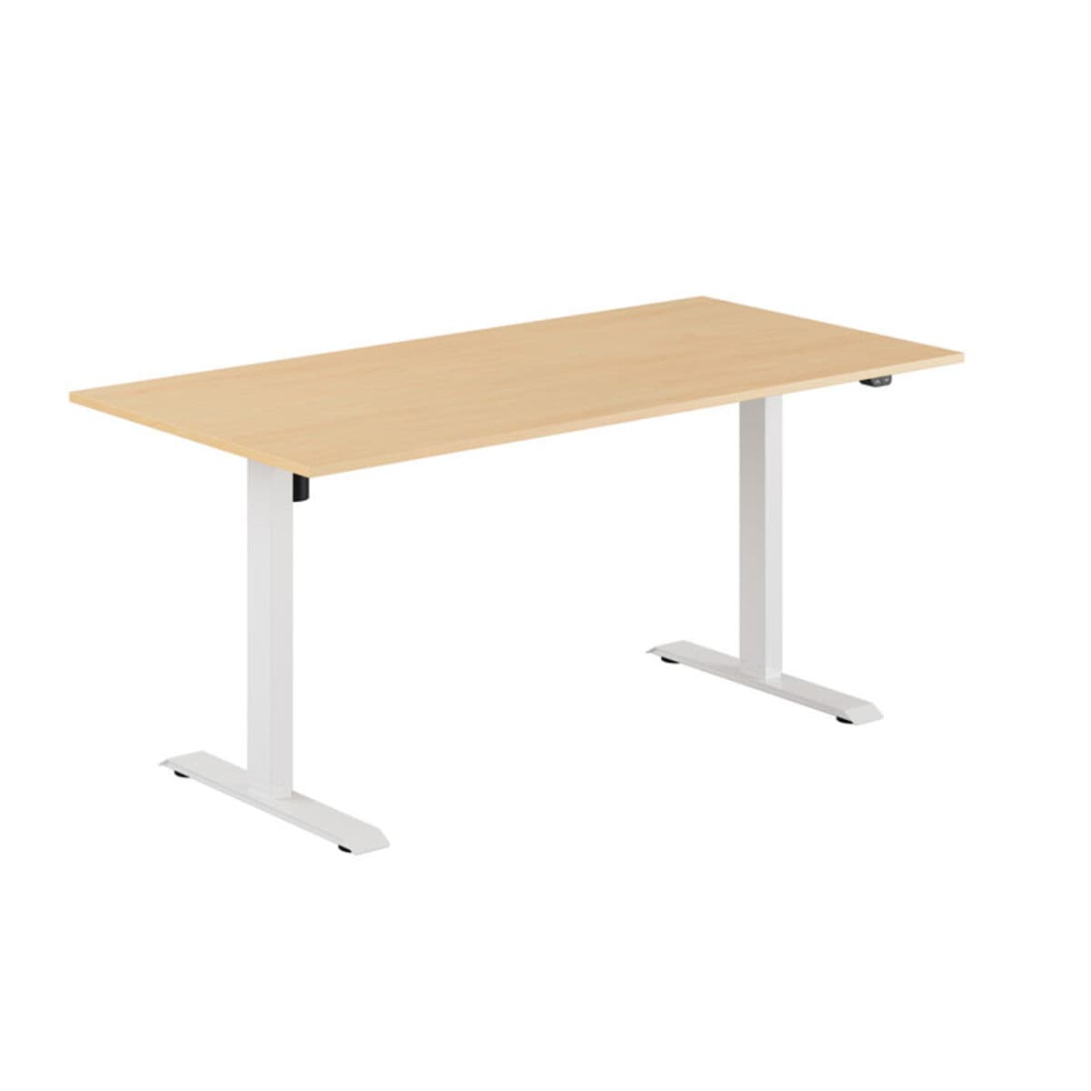 EASY Höj-/Sänkbord m/1 motor 160x80cm - Bøg-hvid