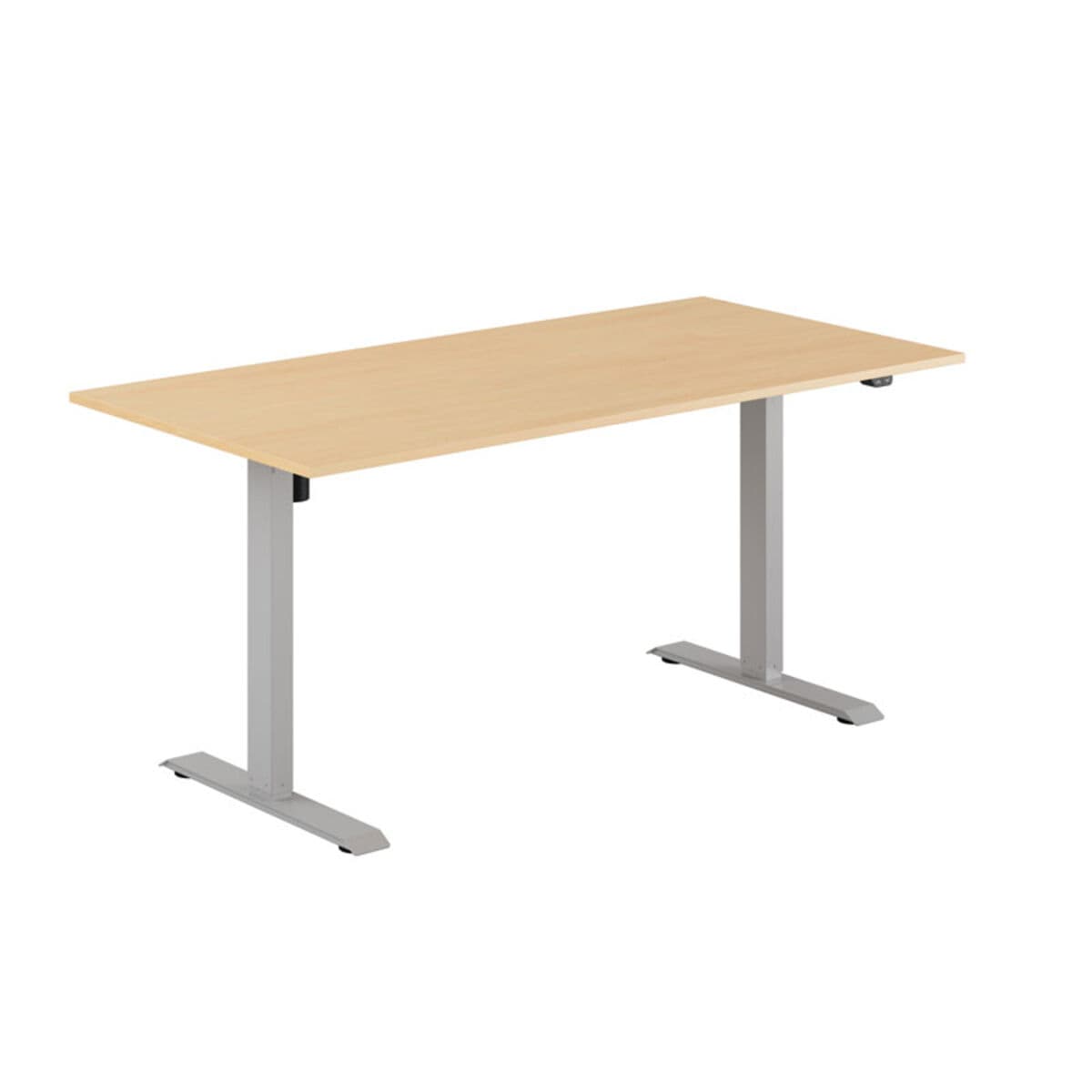 EASY Höj-/Sänkbord m/1 motor 160x80cm - Bøg-grå