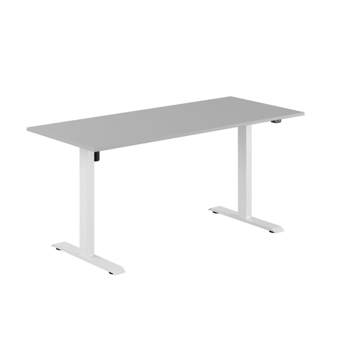 EASY Höj- och sänkbart bord m/1 motor 160x70cm - Grå-hvid
