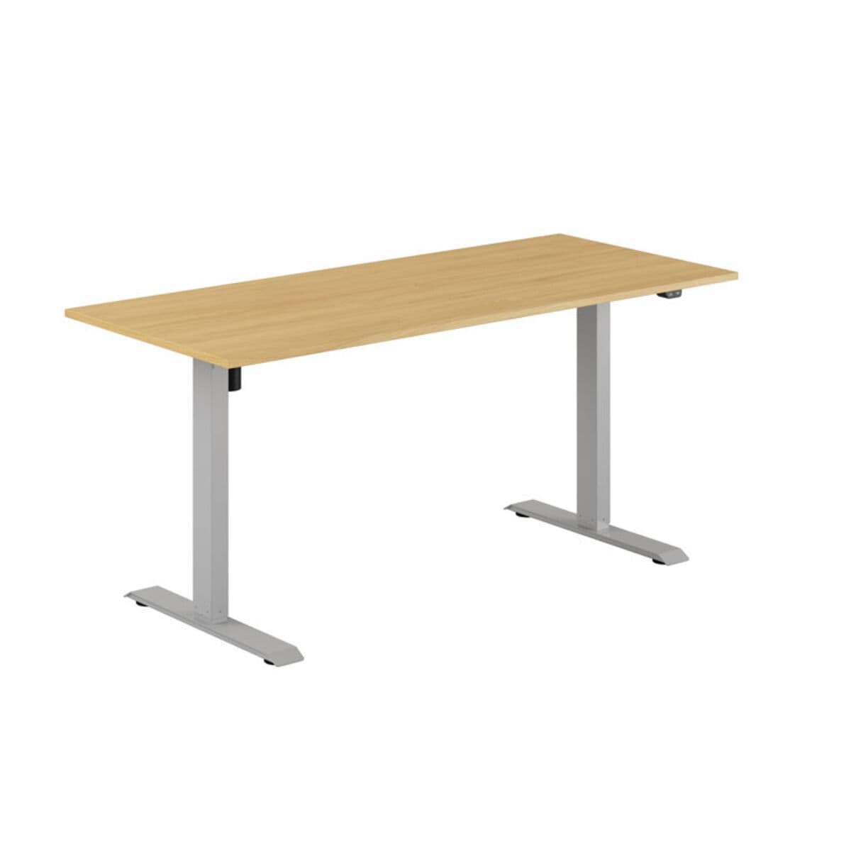 EASY Höj- och sänkbart bord m/1 motor 160x70cm - Ek-grå