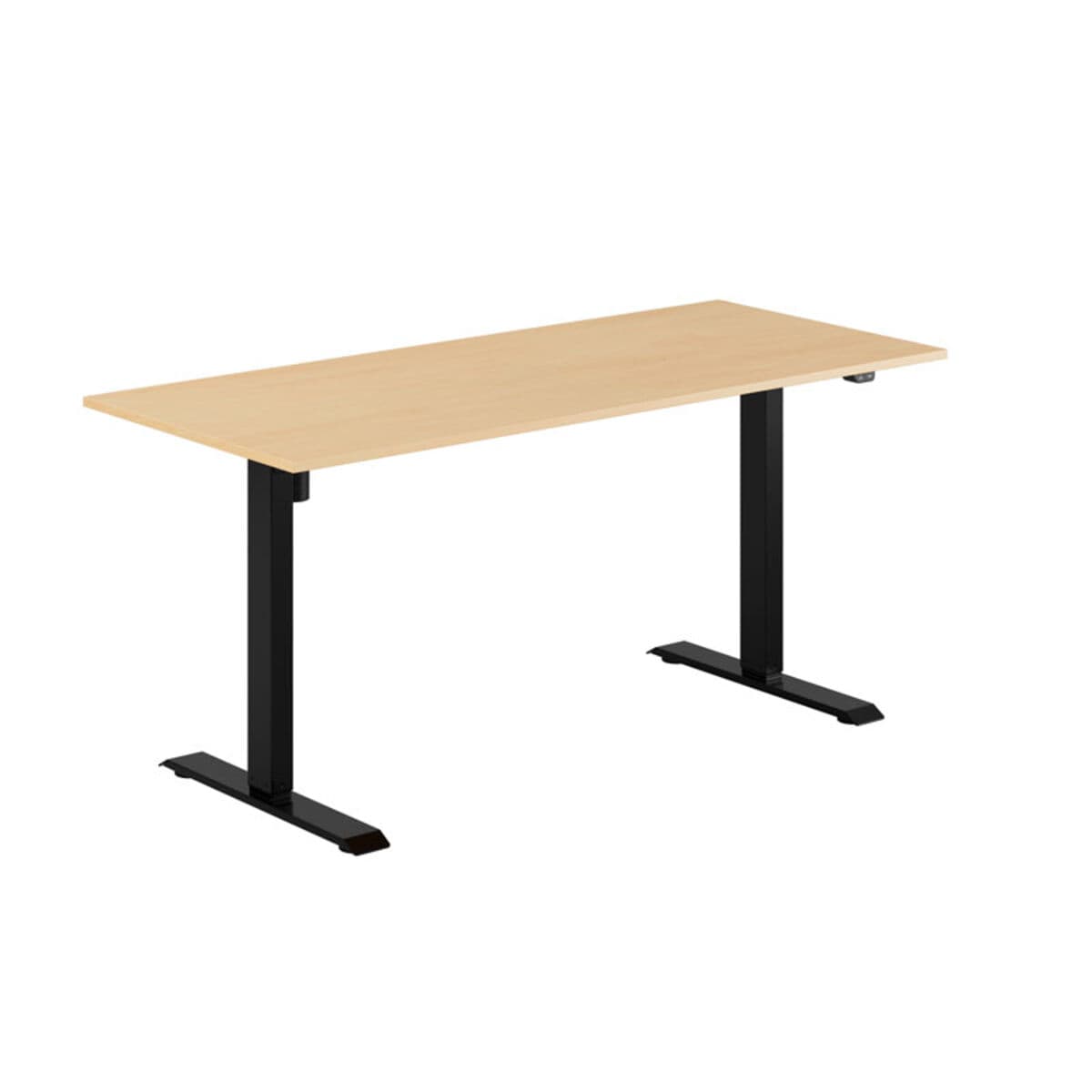 EASY Höj- och sänkbart bord m/1 motor 160x70cm - Bøg-sort
