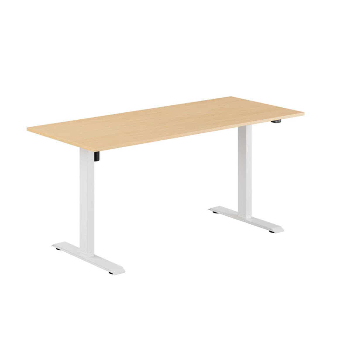 EASY Höj- och sänkbart bord m/1 motor 160x70cm - Bøg-hvid