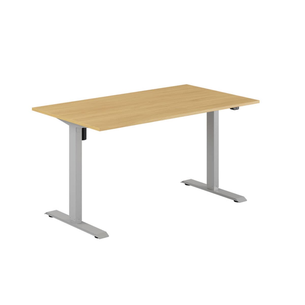 EASY Höj- och sänkbord m/1 motor 140x80cm - Eg-grå