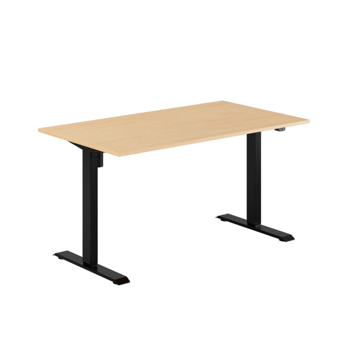 EASY Höj- och sänkbord m/1 motor 140x80cm - Bøg-sort