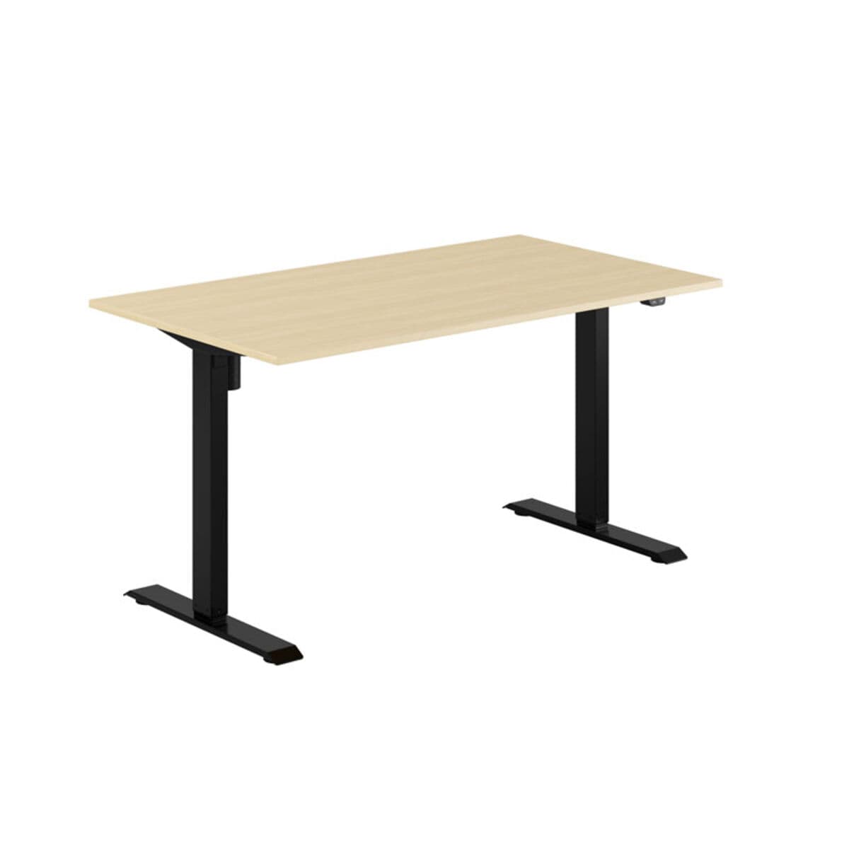EASY Höj- och sänkbord m/1 motor 140x80cm - Birk-sort